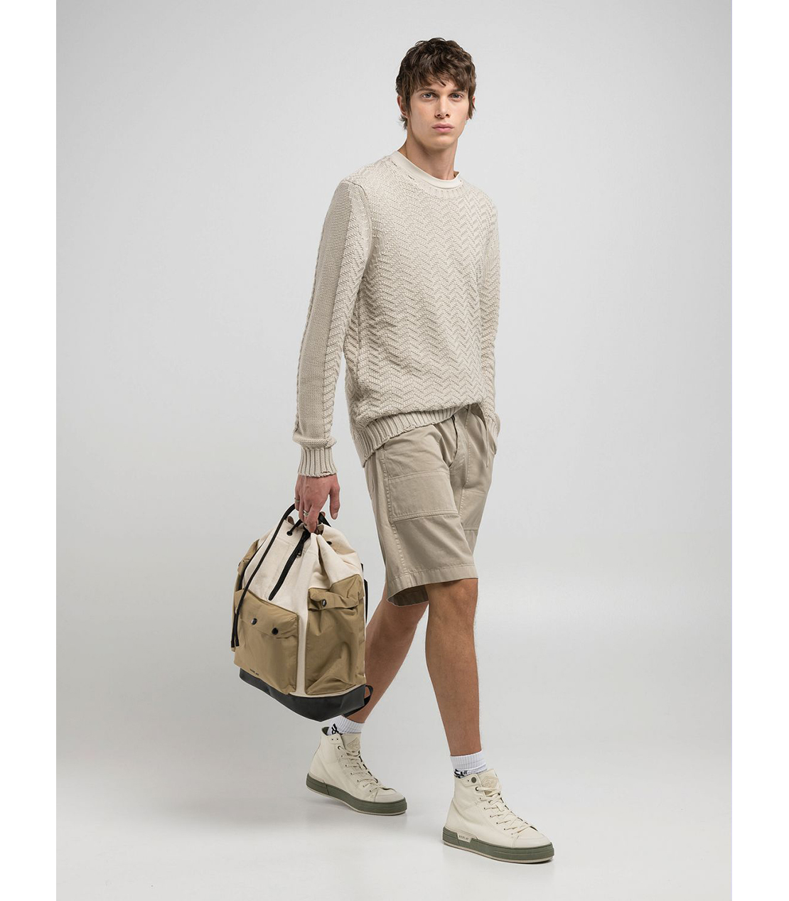 コットンツイルショーツ 詳細画像 ベージュ 3